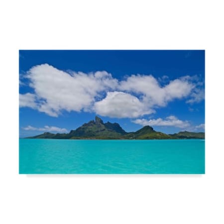 American School 'Love Over Bora Bora' Canvas Art,30x47